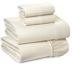 Ruvanti Flannel Set, Ultra Soft & Queen, Vanilla Cream. Fixed Price $65.99.