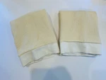 Au Lit Collections Light Yellow Lavato Waffle Weave Pillow Shams- Set Of 2. Fixed Price $74.95.