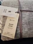 Nwt West Elm Belgian Flax Linen Duvet Cover King / California Size -slate. Fixed Price $150.00.