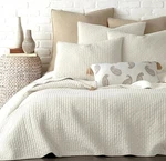 Levtex Home Quilt Set Cross Stitch Cream Reversible Full/queen W Shams. Fixed Price $81.65.