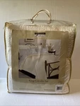 Home Trends King Coverlet Set 104"W X 92"H Karisa- Delicate Ivory Nip. Fixed Price $39.50.