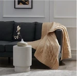 Rare Dkny Quilted Silk Gold Throw 50X70. Fixed Price $190.00.