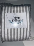 Stone Cottage Willow Way Ticking Stripe Quilt & Sham Set Full/queen. Fixed Price $65.00.