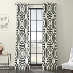 Hpd Half Price Drapes Grommet Geometric Printed Curtains Luxury Cotton Curtai.... Fixed Price $58.45.