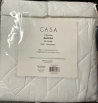 Casa 3 Piece Quilt Set King, White. Fixed Price $29.46.