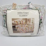Ashley Cooper Spring Bicycle Quilt Bedspread Full Queen Style 888 2 Shams French. Fixed Price $33.99.
