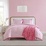 Betsey Johnson - Comforter Set, Super King, Signature Hotel Solid Pink. Fixed Price $95.25.