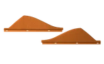 Aftermarket Mercedes-benz Windows Side Triangle Covers A124 Set Palomino. Fixed Price $144.00.