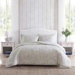 King Comforter Set Reversible Cotton Printed Slub Bedding With Shams Beige. Fixed Price $151.99.