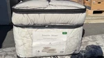 Jennifer Adams 6-PIECE Reversible Comforter & Quilted Coverlet Set, King, Botani. Fixed Price $84.99.