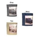 Hudson & Main 4-PIECE Wrinkle Resistant, Super Soft, Jersey Sheet Set. Fixed Price $26.99.