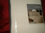 Kenneth Cole Radiant Matelasse Ivory Full Queen Coverlet Standard Shams Rare. Fixed Price $119.99.