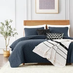 Roaringwild Navy Blue King Size Quilt Bedding Set With Pillow Shams, Lightwei.... Fixed Price $99.34.
