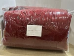 Pottery Barn Velvet Tufted Red Full Queen Quilt. Fixed Price $229.00.
