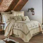 Donna Sharp Bear Creek Cotton Quilted Bedding Set. Fixed Price $499.99.