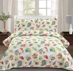 Quilt Set Queen Size Beach Bedding Bedspread Coverlet Coastal Ocean. Fixed Price $42.48.