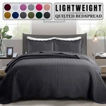 Quilted Bedspread Reversible 3 Piece Coverlet Bedding Set Queen King Size. Fixed Price $28.99.