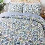 Honeilife King Quilt Bedding Floral Sets 3-PIECE, Wildflower Beds.... Fixed Price $86.36.