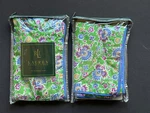 Pair New Ralph Lauren *standard Shams Green Hampton Beach Club Paisley Floral. Fixed Price $99.95.