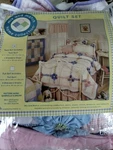 Twin Quilt With Sham Gabrielle's Dream Pattern Cottage Core Style. Fixed Price $20.00.