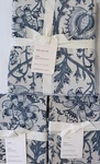 Pottery Barn Eria Reversible King Duvet & 2 Euro Shams. Fixed Price $150.00.