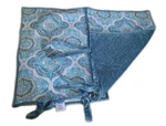 Shams Better Homes & Garden Aqua Tiles Standard Quilted Velvet On Back Tie Up. Fixed Price $22.25.