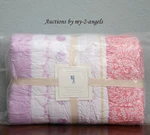 New Pottery Barn Kids Bailey Ruffle Full Queen F/q Quilt Coral Lilac Mermaid. Fixed Price $229.95.