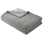 Mainstays 100% Cotton Matelass Quilt, Full/queen, Reversible, Gray. Fixed Price $44.95.