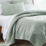 New Stone & Beam Vintage-inspired Full/queen Coverlet Set, X 90", Teal. Fixed Price $69.99.