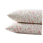 Laura Ashley - Pillowcase Set, Breathable Percale Cotton Standard Norella Pink. Fixed Price $35.05.