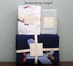 New Pottery Barn Kids Tyson Twin Quilt Sham Sheet Set * Biplane Airplane Vintage. Fixed Price $399.95.