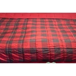 Woolrich Buffalo Plaid Vntg Queen Quilt Red Black Reversible Polyester Fill Flaw. Fixed Price $39.99.