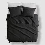 Madison Park Black Keaton Reversible Coverlet Set Full/queen. Fixed Price $66.42.