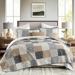 Pangushan 100% Cotton Queen Quilt Bedding Set, Size, Floral Patch.... Fixed Price $144.92.