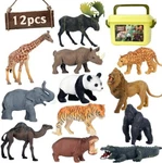 12PCS Jumbo Safari Animals Figures Zoo Action Play Set For Kids. Fixed Price $20.89.
