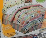 New Crayola Sport Star Comforter - 3 Pc Twin Set. Fixed Price $49.99.