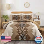 Dintszyayue Bohemian Quilt Set King SIZE3 Pieces Aztec Texture Bedding Coverlet. Fixed Price $59.60.