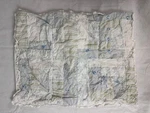 Simply Shabby Chic White Blue British Rose Patchwork Quilted Standard Sham. Fixed Price $30.00.