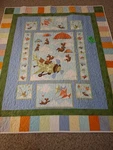Homemade Doggie Parachute Youth Size Quilt. Fixed Price $100.00.