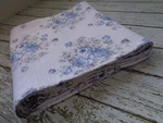 Rachel Zoe Blue Grey Floral Rose Quilt Shabby Chic Queen King Cotton 91 X 93. Fixed Price $98.00.