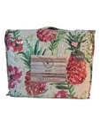 The Original Panama Jack Quilt Set W/2 Shams King Bed Pink & Green Pineapple. Fixed Price $59.99.