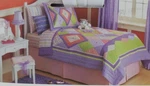 3 Pc Circo Diamond Full / Queen Quilt & Shams Set Nip. Fixed Price $106.25.