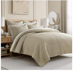 Levtex Cross Stitch Reversible King/cal Quilt Set (106X92IN) Pillow Shams. Fixed Price $89.99.