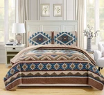 Rustic Southwestern Native American Tribal Navajo Design Oversized Bedsp. Fixed Price $66.93.