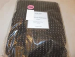 Pine Cone Hill Annie Selke Pick Stitch Matelasse King Coverlet Black. Fixed Price $174.95.