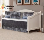 Luxury Home Collection 5 Piece Quilted Reversible Daybed, Blue,white. Fixed Price $55.50.