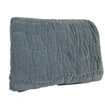 Pottery Barn Cozy Cloud Handcrafted Cotton Quilt Steel Blue Full Queen Open Box. Fixed Price $215.95.