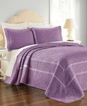 Martha Stewart Flowering Trellis Twin Bedspread Quilted 80X110, Iris Nwot. Fixed Price $160.00.