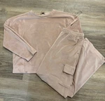 Barefoot Dreams Lounge Set Luxechic Cargo Pullover Top-med Pants-sm Pink Pajama. Fixed Price $76.82.
