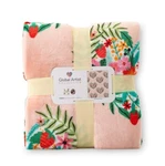 Berkshire + Mia Charro Artist Throw Blanket Spring Pink Floral Hearts 50X72. Fixed Price $30.99.